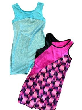 Gymnastic leotards girls size 10/12 dance outfits